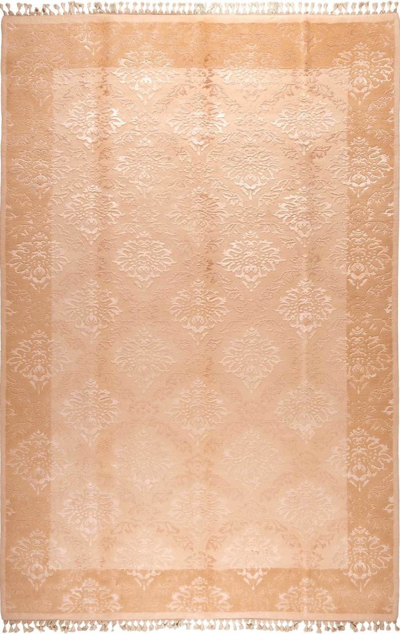  Damask Patterned Soft Hand Carpet