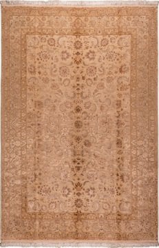 Silk Patterned Dense Woven Hand Carpet