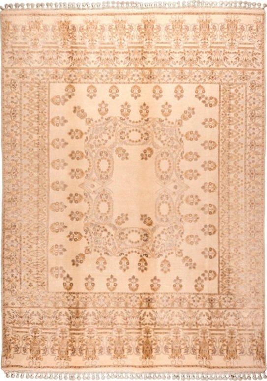  Soft Renkli İpekli El Halısı Soft Colored Silk Hand Carpet