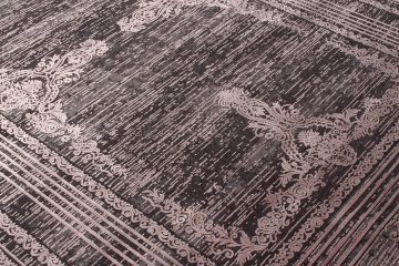 Anthracite Milk Brown Bamboo Carpet