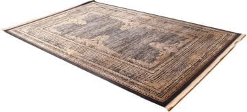 Anthracite Antique Gold Bamboo Carpet
