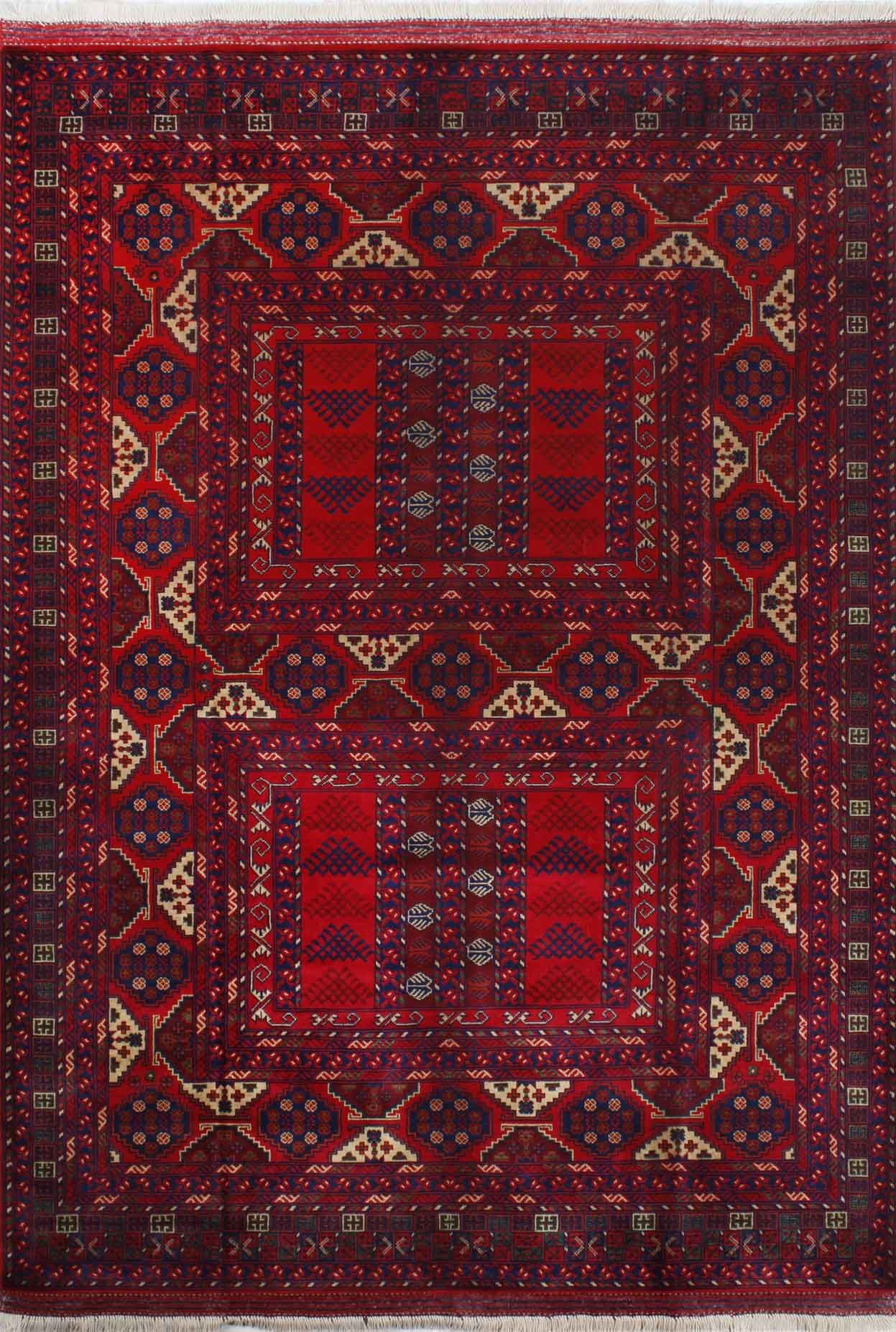 Kilim Desenli Etnik Afgan Halısı