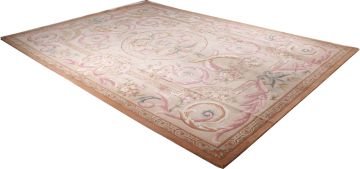 Pink Patterned Chinese Carpet