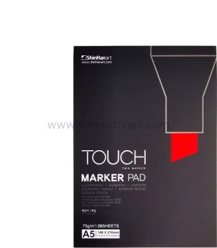 SHINHANART TOUCH TWIN MARKER PAD 75 GR 20 YAPRAK A5