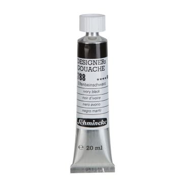 Schmincke 788 Ivory Black HKS Designers' Gouache Boya 20 ml