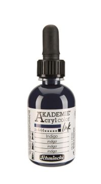 Schmincke acrylcolor Akrilik Mürekkep 50 ml 444 indigo