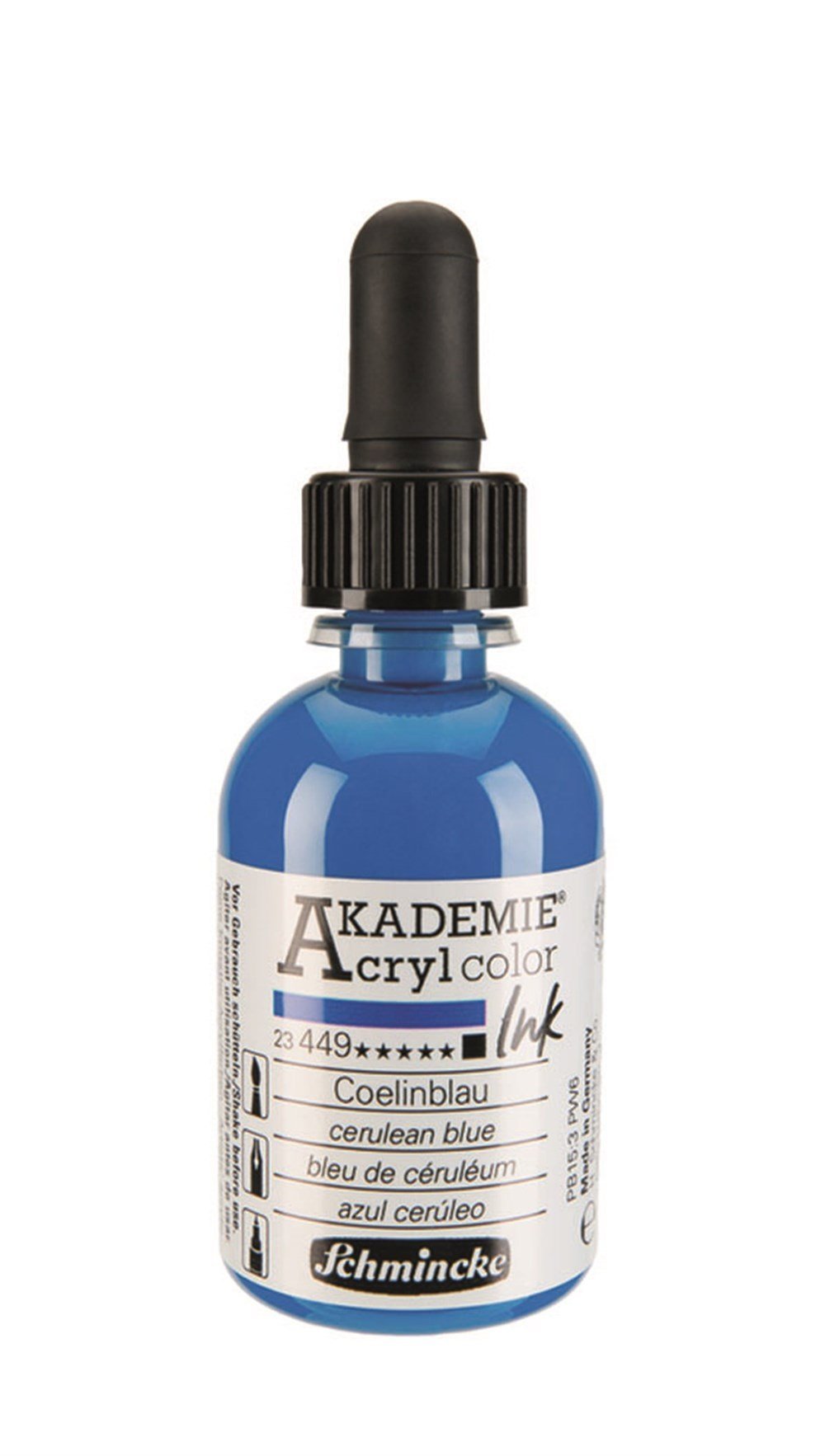 Schmincke acrylcolor Akrilik Mürekkep 50 ml 449 cerulean blue