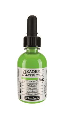 Schmincke acrylcolor Akrilik Mürekkep 50 ml 557 may green