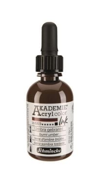 Schmincke acrylcolor Akrilik Mürekkep 50 ml 669 burnt umber