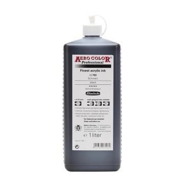 Schmincke Aerocolor Akrilik Mürekkep 1000 ml 702 Black