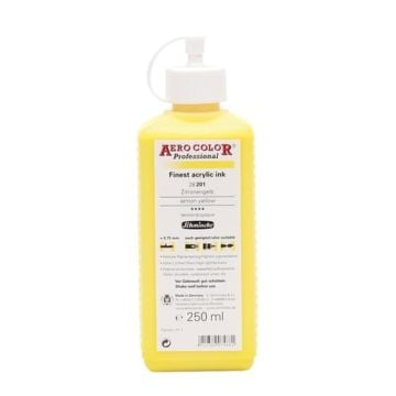 Schmincke Aerocolor Akrilik Mürekkep 250 ml 201 Lemon Yellow