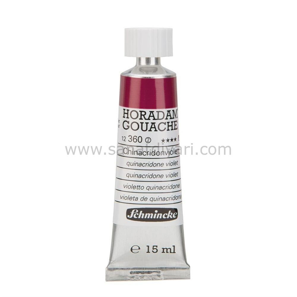 Schmincke 360 Quinacridone Violet Horadam Gouache Boya 15 ml Seri 2