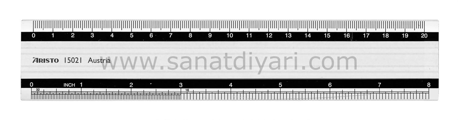 Aristo Alüminyum Cetvel 30 CM AR15031