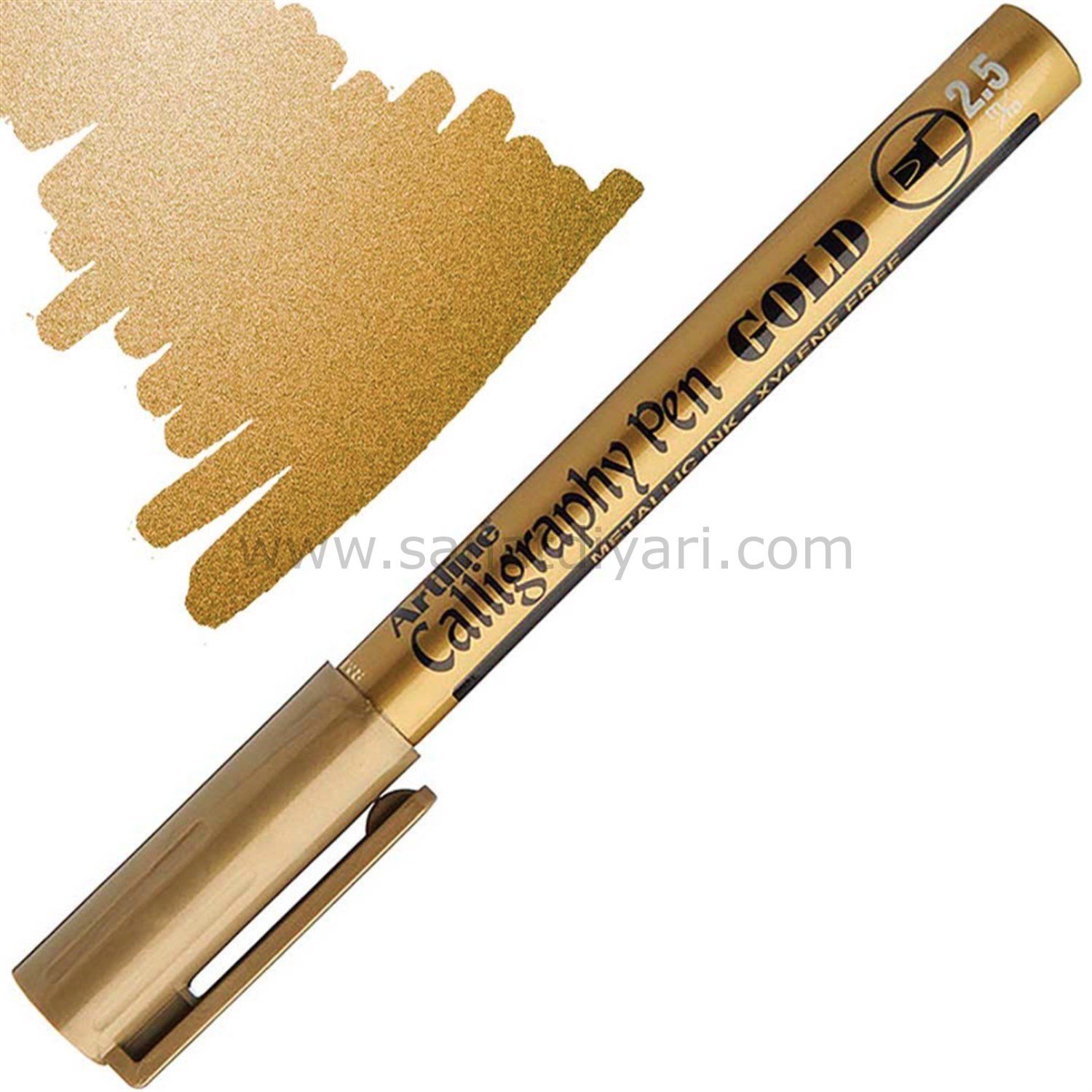 Artline Calligraphy Pen Kaligrafi Kalemi 2.5 mm Gold