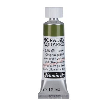 Schmincke Horadam Aquarell Artist Sulu Boya 15 ml Tüp Seri 2 525 olive green yellowish