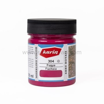 Karin Ebru Boyası 105 ml 304 Fuşya