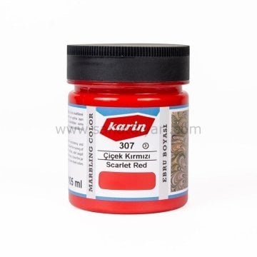 Karin Ebru Boyası 105 ml 307 Çiçek Kırmızı