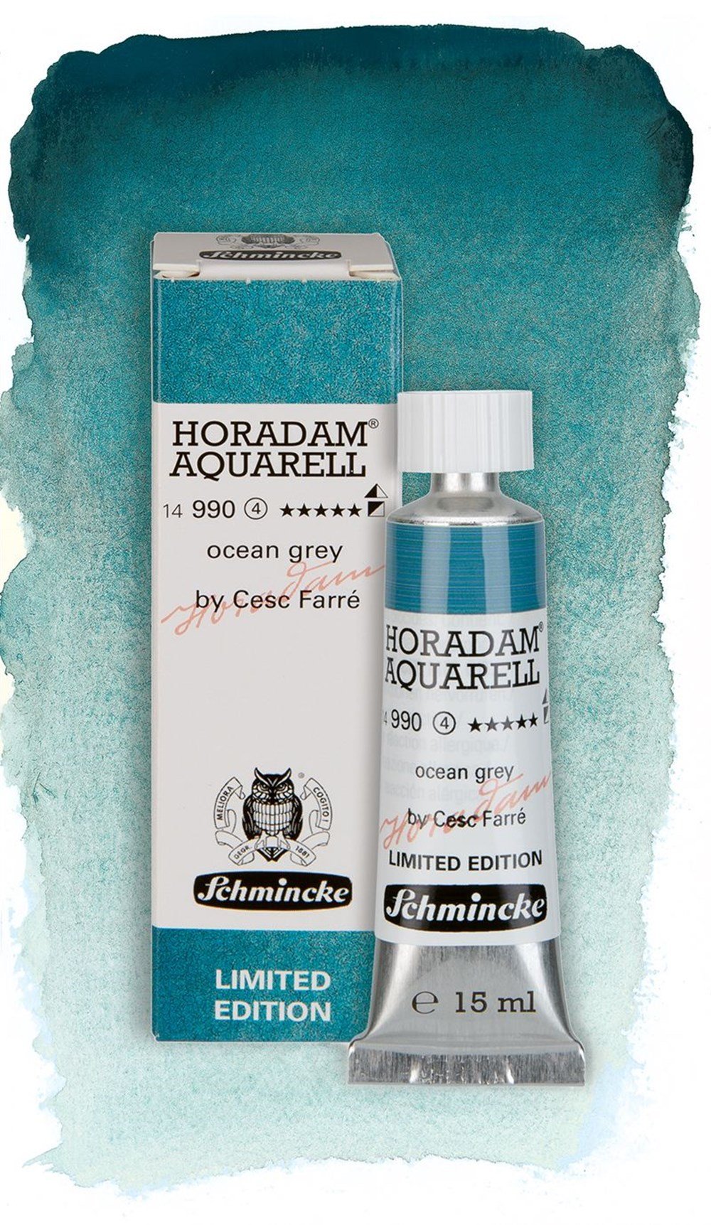 Schmincke Horadam Aquarell Artist Sulu Boya 15 ml Tüp Seri 4 14990 Ocean Grey