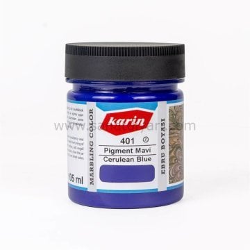 Karin Ebru Boyası 105 ml 401 Pigment Mavi
