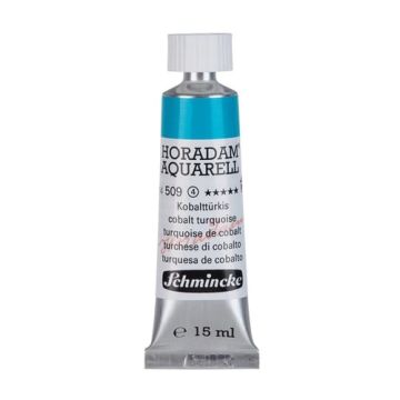 Schmincke Horadam Aquarell Artist Sulu Boya 15 ml Tüp Seri 4 509 cobalt tuquoise