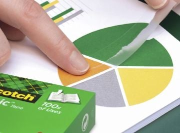 3M Scotch Şeffaf Bant yeşil