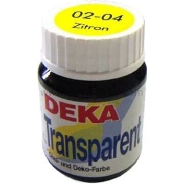 DEKA TRANSPARENT CAM BOYASI 25 ML  04 ZİTRON