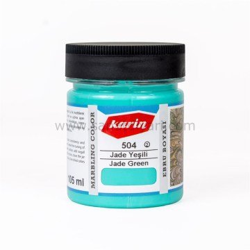 Karin Ebru Boyası 105 ml 504 Jade Yeşili