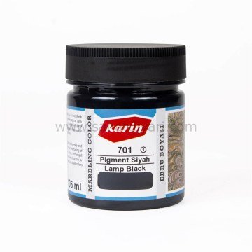 Karin Ebru Boyası 105ml 701 Pigment Siyah