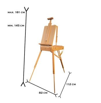 Vera Sanat Portatif Ayaklı Şövale 82x112x145 cm