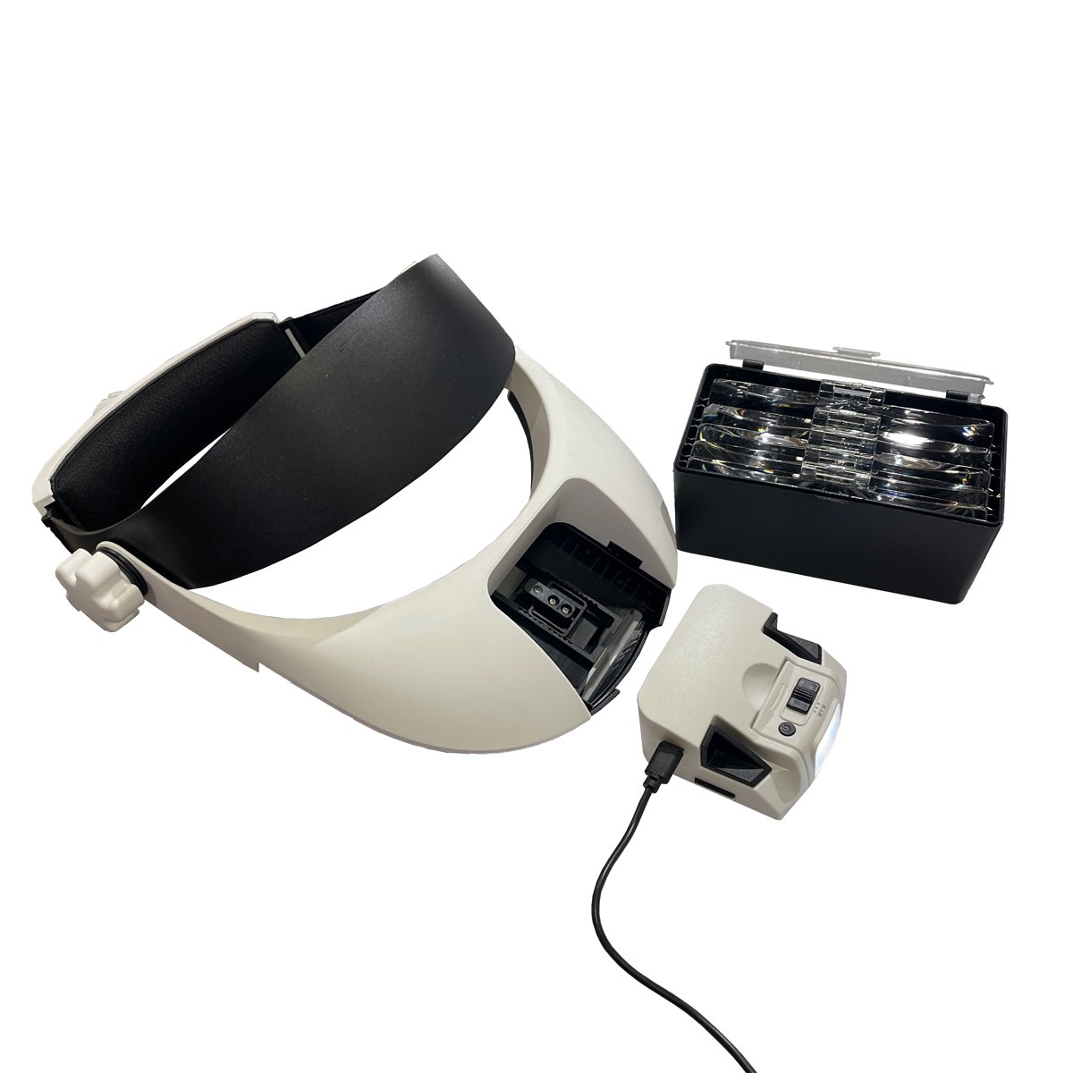 Vera Sanat Şarjlı 8 Ledli 5 Mercekli Kafa Büyüteci MG81000NC