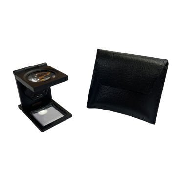 Vera Sanat Işıklı Hassas Dereceli Katlanır El Büyüteci