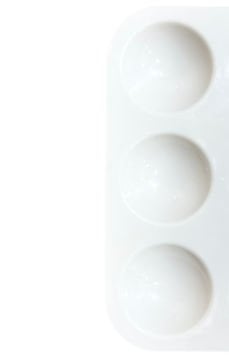 Vera Sanat Dikdörtgen 6 Godeli 9x13 cm Plastik Palet