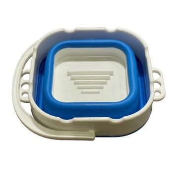 Vera Sanat Mavi Katlanabilir Fırça Yıkama Kabı 9.8 cm