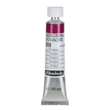 Schmincke 318 Bordeaux HKS Designers' Gouache Boya 20 ml