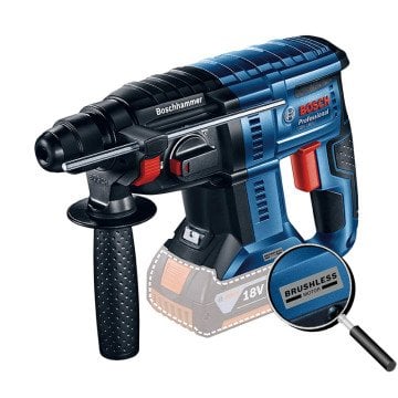 BOSCH GBH 180-LI (Kömürsüz Motor -  2 Joule - Yeni Nesil) Profesyonel 18 Volt Akülü Kırıcı Delici (Karton Kutu İçerisinde) (Solo Makina) - (Teslimat Kapsamında Akü ve Şarj Cihazı Yoktur)