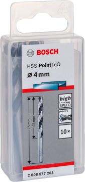 BOSCH 4,0 mm. HSS-PointTeQ (10'lu Paket İçerisinden 1 Adet) 2 608 577 208