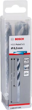 BOSCH 8,5 mm. HSS-PointTeQ (10'lu Paket İçerisinden 1 Adet) 2 608 577 253