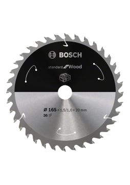 BOSCH Standard for Wood 165*20 mm 36 Diş (Akülü) 2 608 837 686