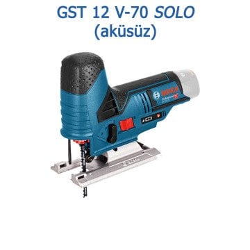 BOSCH GST 12 V-70 Profesyonel Akülü Dekupaj Testere (Karton Kutu İçerisinde) (Solo Makina) - (Teslimat Kapsamında Akü ve Şarj Cihazı Yoktur)