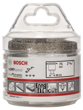 BOSCH 75 mm. Kuru Sistem Delik Açma Testeresi-Taşlama Için 2 608 587 133