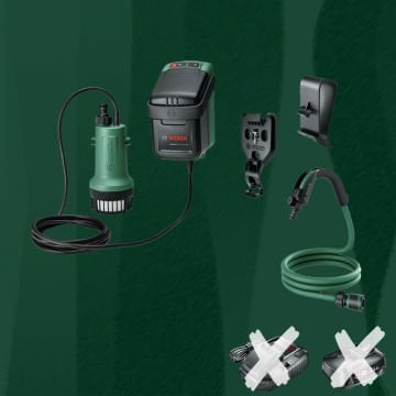 BOSCH DIYmix (Ev & Bahçe Kullanımı) Garden Pump 18 V-2000 18 Volt Akülü Bahçe Pompası (Karton Kutu İçerisinde) (Solo-Aküsüz Makina) (Teslimat Kapsamında Akü ve Şarj Cihazı Yoktur)
