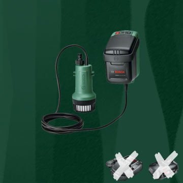 BOSCH DIYmix (Ev & Bahçe Kullanımı) Garden Pump 18 V-2000 18 Volt Akülü Bahçe Pompası (Karton Kutu İçerisinde) (Solo-Aküsüz Makina) (Teslimat Kapsamında Akü ve Şarj Cihazı Yoktur)