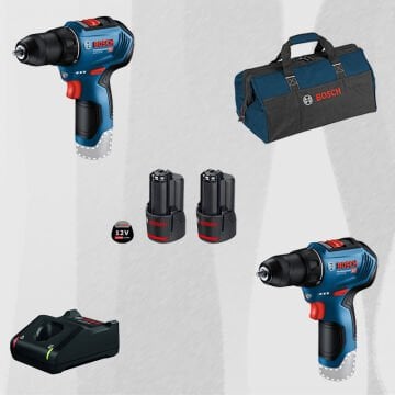 ProMix BOSCH GSR 12V-30 Profesyonel 12 Volt Akülü Vidalama (Metal Mandren)(Kömürsüz) + BOSCH GSR 12V-30 Profesyonel 12 Volt Akülü Vidalama (Metal Mandren)(Kömürsüz)