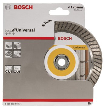 BOSCH 125 mm. Best Unıversal Turbo Elmas Bıçak 2 608 602 672