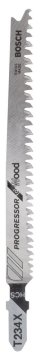BOSCH Dekupaj Bıçağı T 234X(5'li Paket İçerisinden 1 Adet) 2 608 633 528