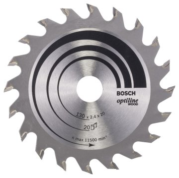 BOSCH Optılıne 130*16 mm. 20 Diş-Ahşap 2 608 640 582