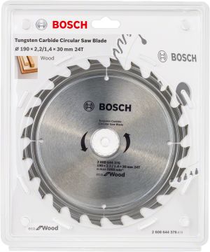 BOSCH Optiline Eco 190*30 mm. 24 Diş (10'lu Paket İçerisinden 1 Adet) 2 608 644 376