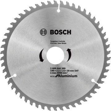 BOSCH Optiline Eco Alüminyum 190*30 mm. 54 Diş 2 608 644 389