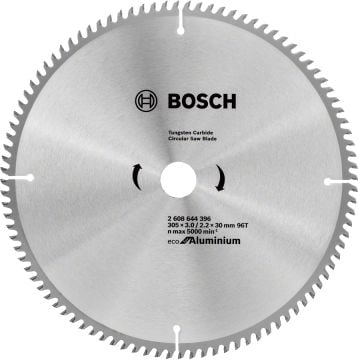 BOSCH Optiline Eco Alüminyum 305*30 mm. 96 Diş 2 608 644 396