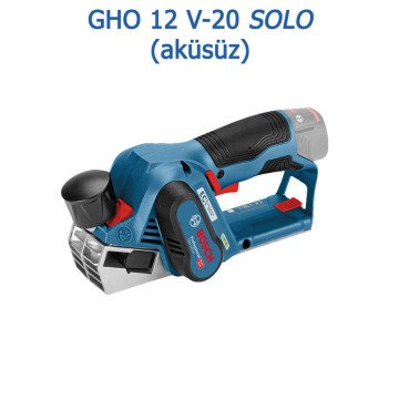 BOSCH GHO 12V-20 Profesyonel 12 Volt Akülü Planya (Kömürsüz Motor) (Karton Kutu İçerisinde) (Solo Makina) - (Teslimat Kapsamında Akü ve Şarj Cihazı Yoktur)